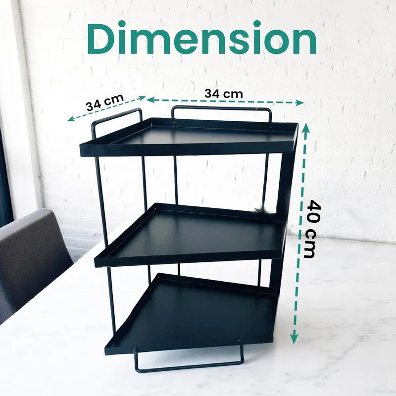 Aqua Tier Metal Racks - Black media 9