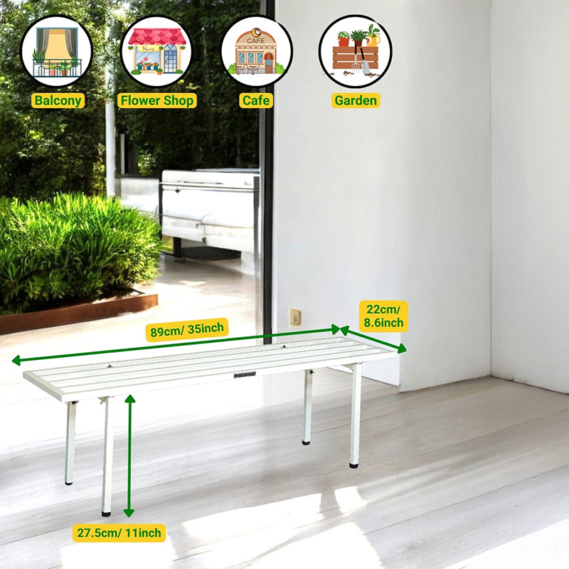 Planar Metal Planter (White) - Set Of Four media 9