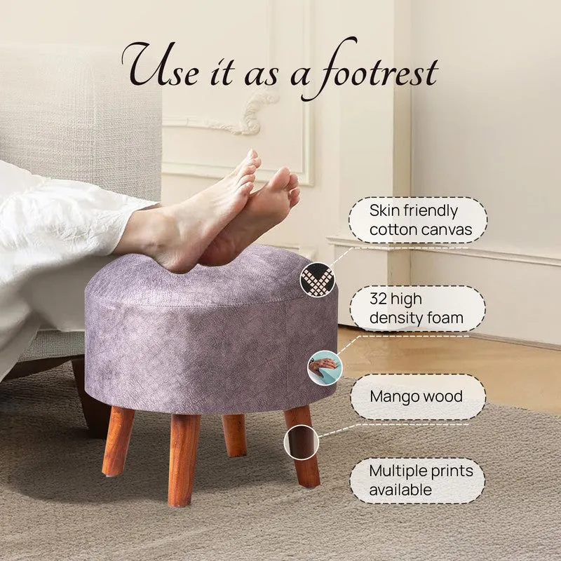 Subtle Style Ottoman - Grey media 4