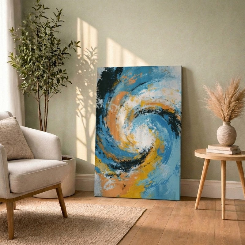 Spirra Color Vortex Canvas Wall Art