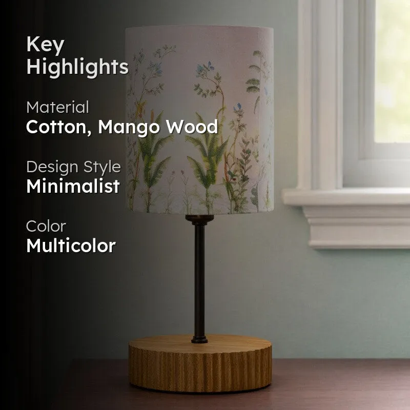 Kensington Opal Cotton Table Lamp - White media 2