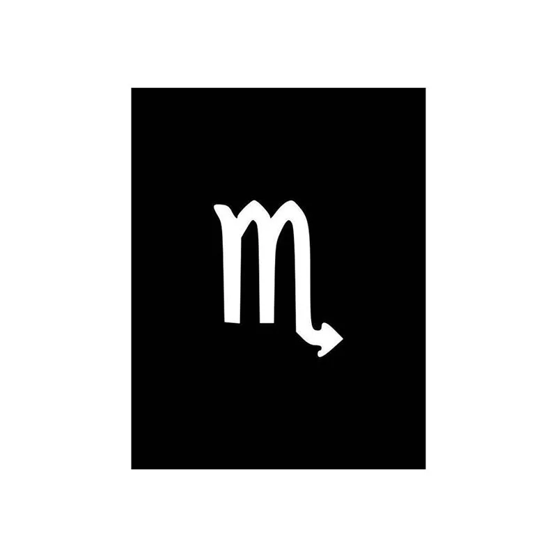 Scorpio Zodiac Sign Black Iron Wall Accent media 3