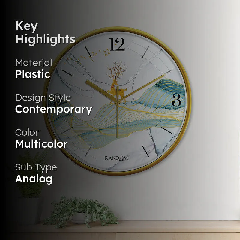 Faelan Sweep Silent Wall Clock media 2