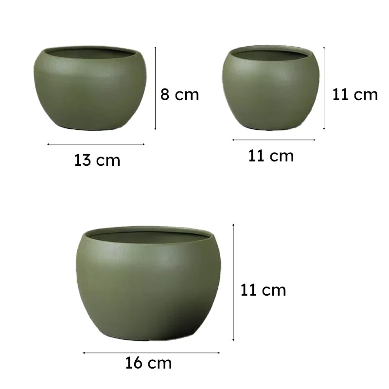 Ivera Dune Planter (Green) - Set Of Three media 6