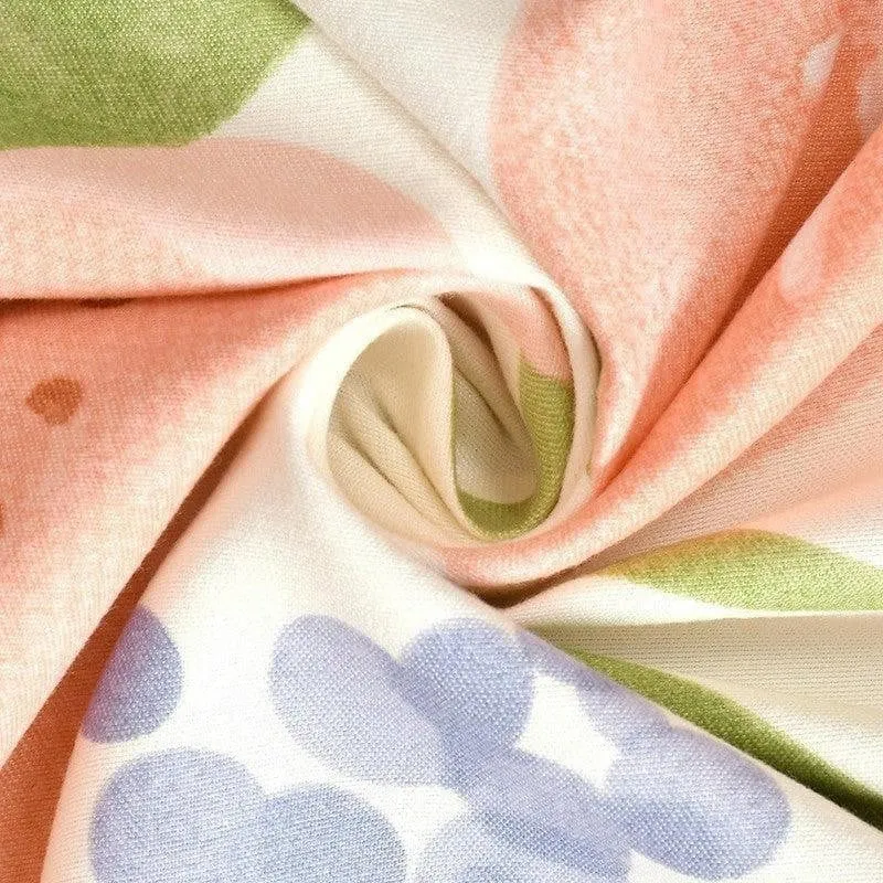 Suzi Floral Microfiber Bedsheet Old - 130 GSM media 5