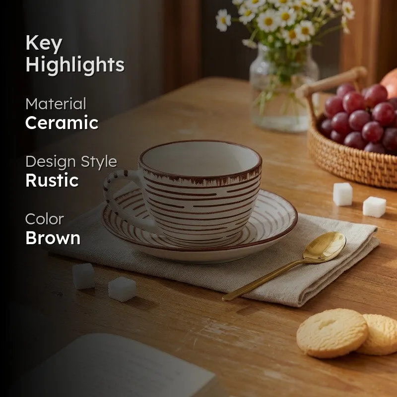 Cuppix Cup & Saucer (210 mL) - Two Piece Set media 2