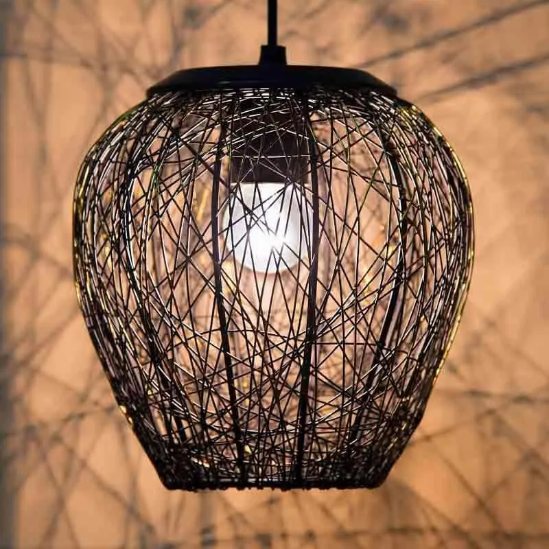 Tulip Metal Ceiling Lamp - Black media 1