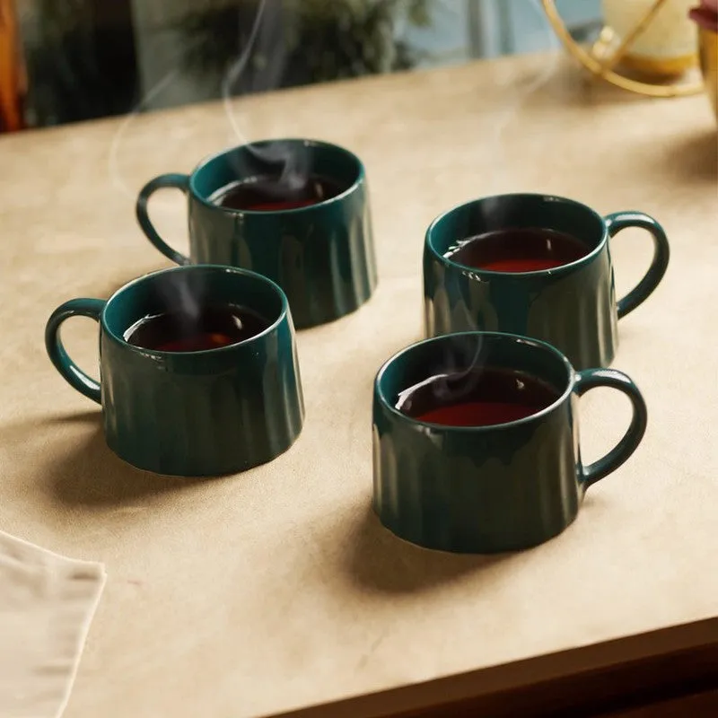Selora Ceramic Tea Cup (210 mL Each) - Set Of Four media 4