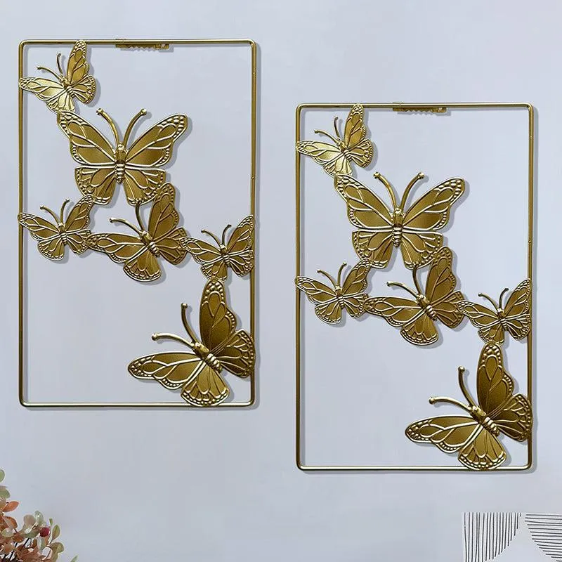 Sculpted Mariposa Metal Wall Accent - Set Of Two media 6