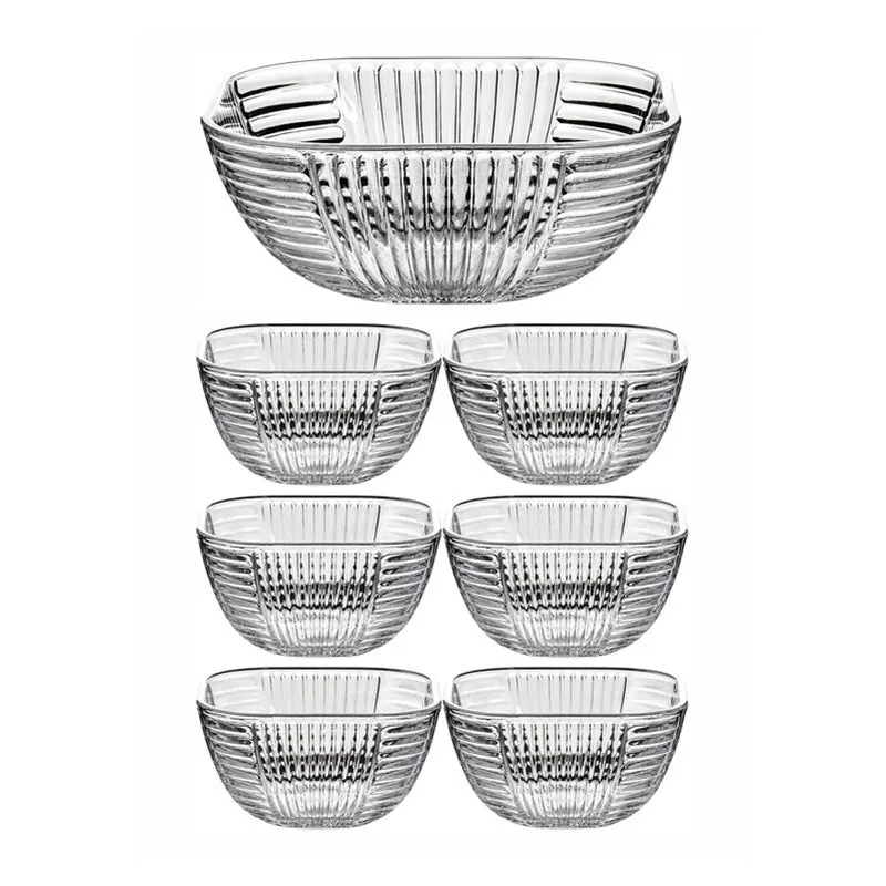 Glass Dessert Bowls - Seven Piece Set media 3