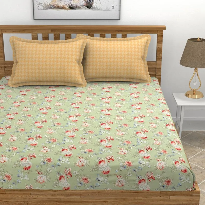 Prism Nest King Fitted Microfiber Bedsheet - 150 GSM media 4