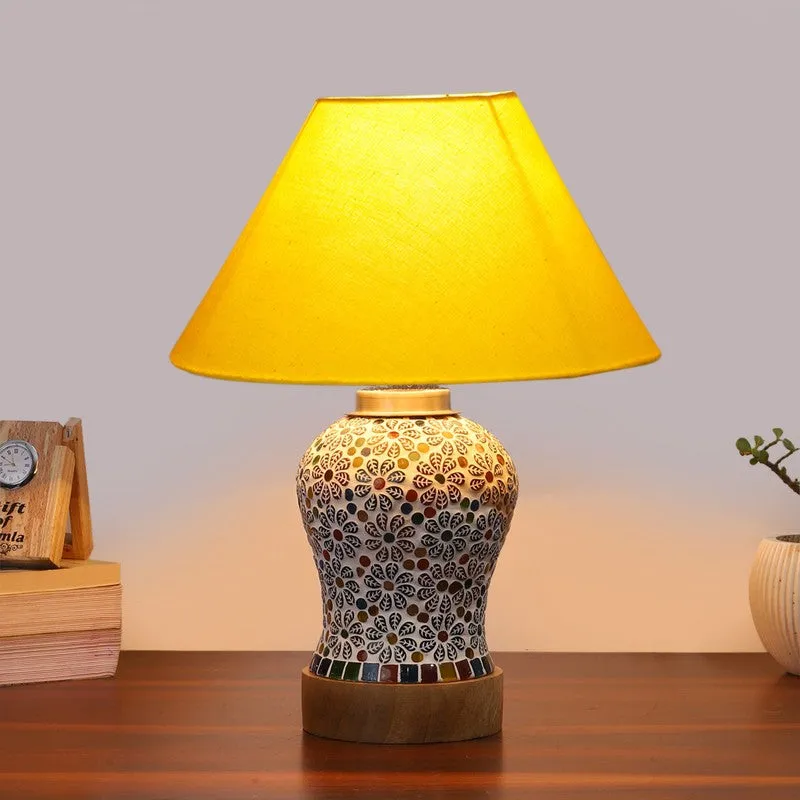 Canora Wooden Table Lamp - Multicolor media 3