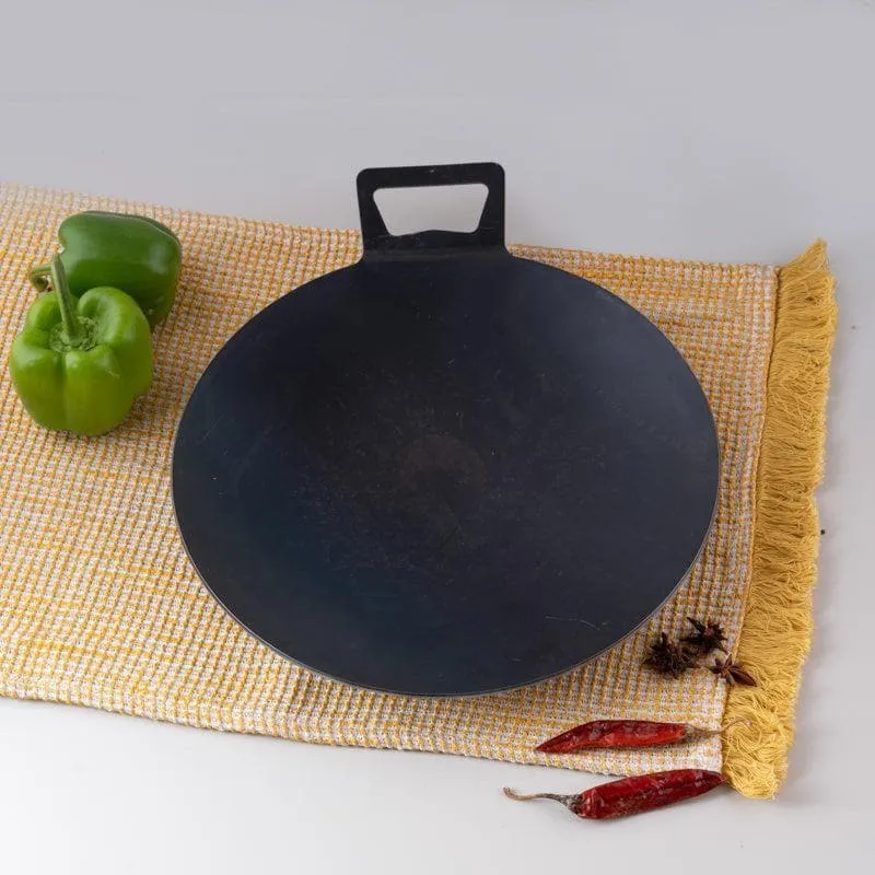 Ebony Iron Roti Tawa - 11 Inch media 3