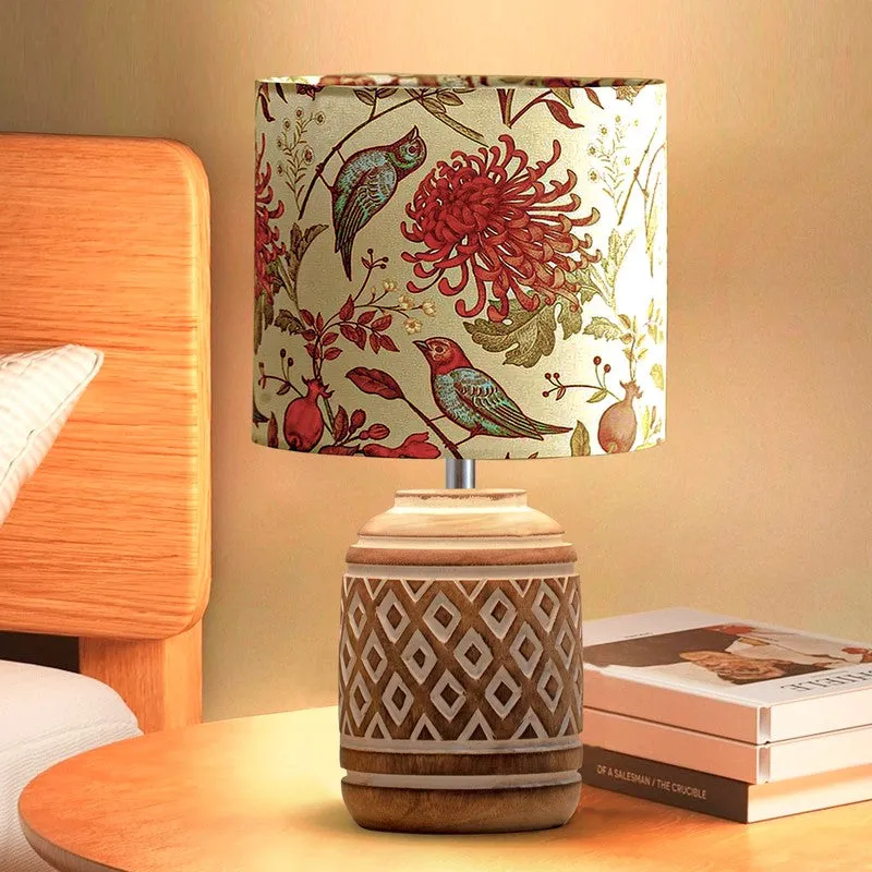 BirdVista Wooden Table Lamp media 4