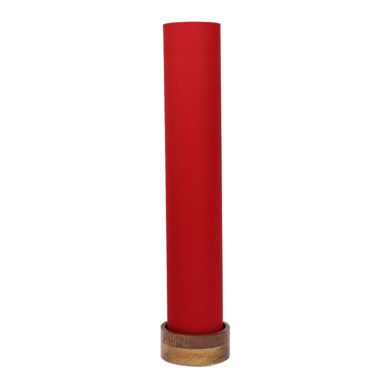 Miza Wooden Tower Floor Lamp - Red media 5
