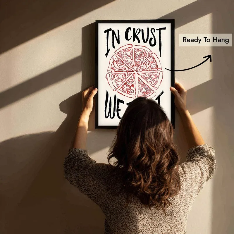 Crust Trust Archival Canvas Wall Art - Black media 6