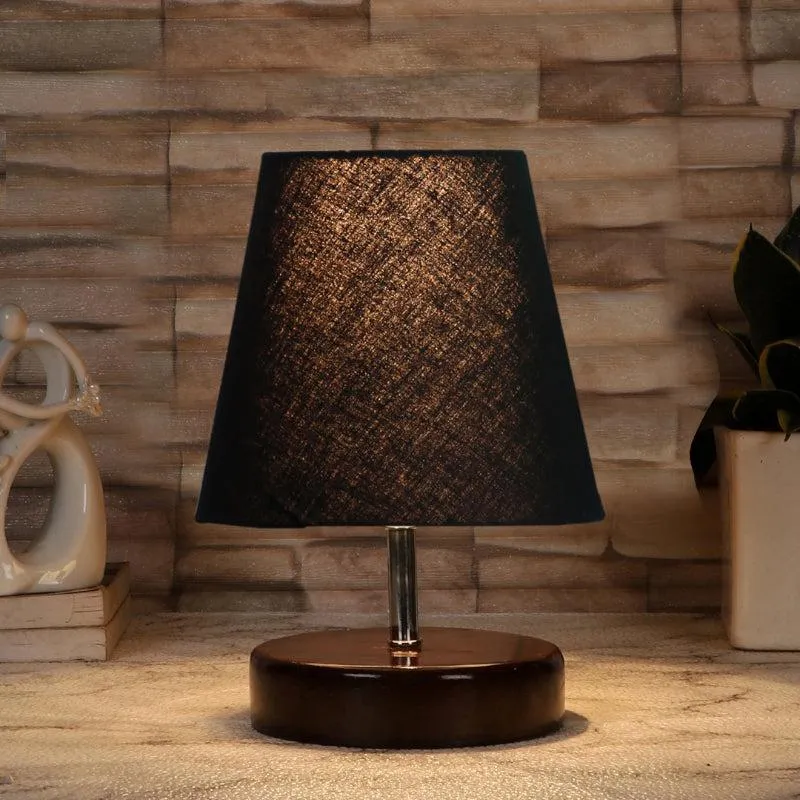 Maxa Fabric Table Lamp - Black media 1