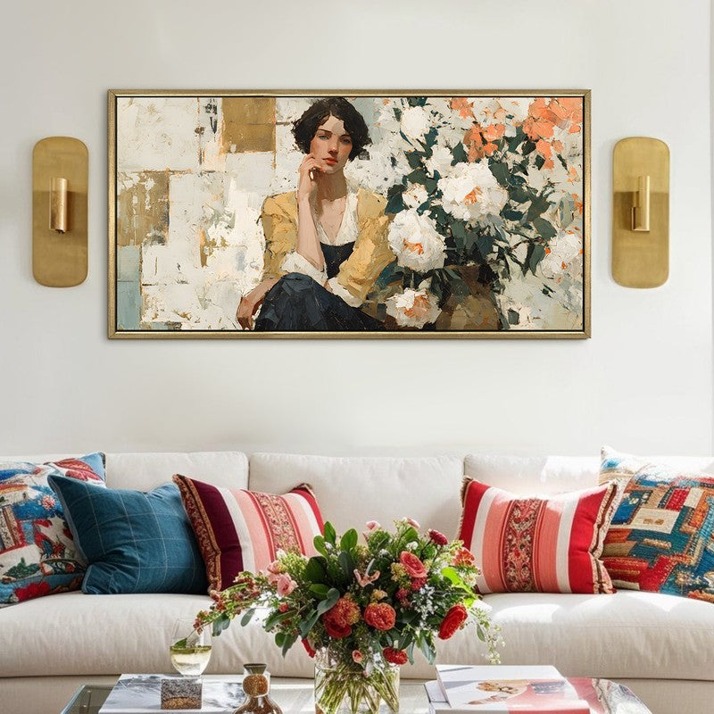 Velora Canvas Wall Painting With Frame