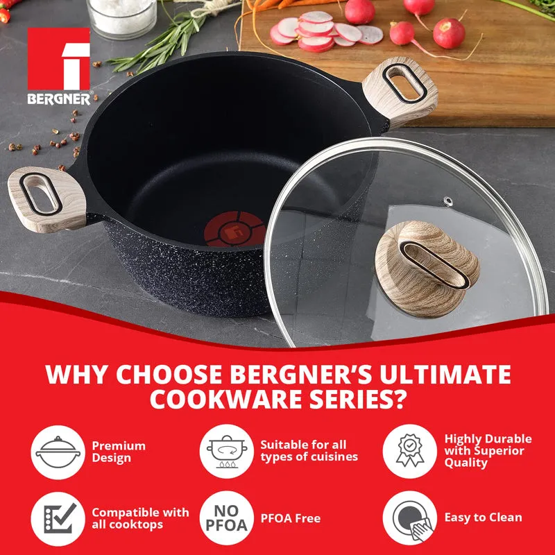 Bergner Ultimate Marble Non-Stick Casserole With Lid - 6000 ML media 7