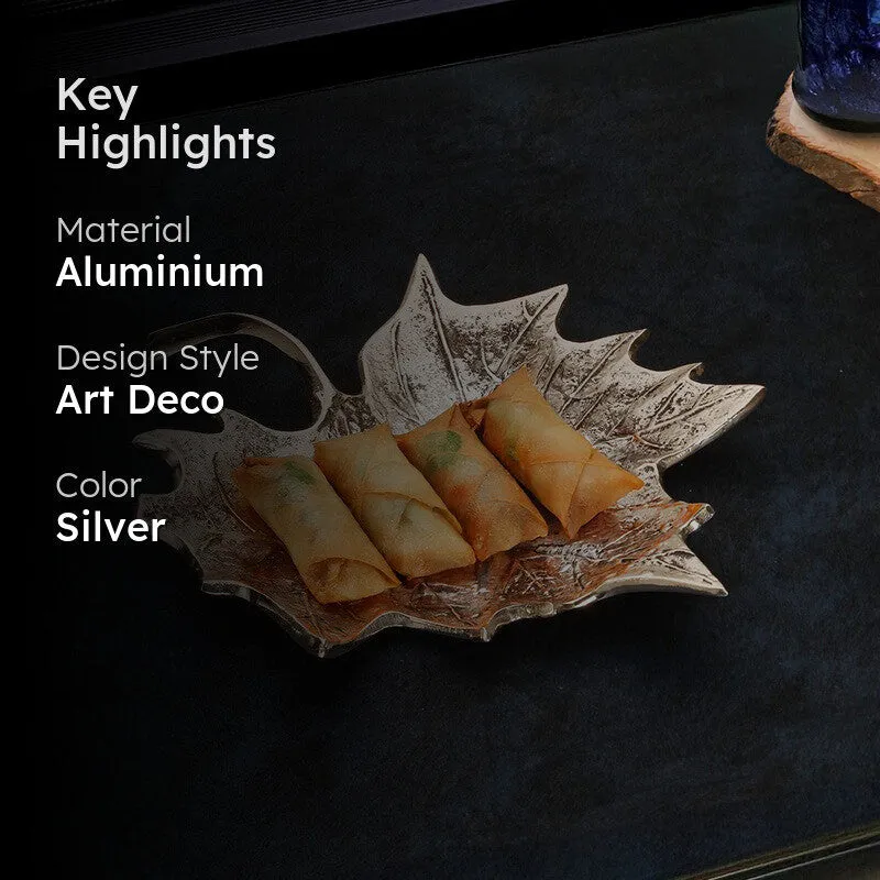 Vine Leaf Aluminum Platter media 2