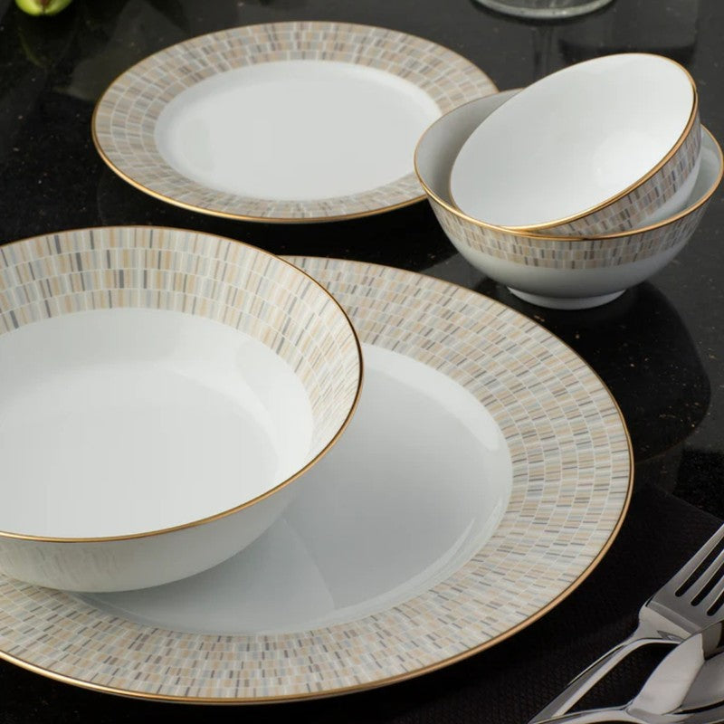 Noritake Lunaris Bloom Dinner Set - Thirty Seven Piece Set media 5