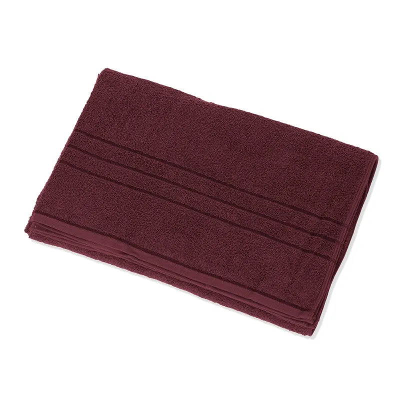 Monte Carlo Clean Wrap Pure Cotton Bath Towel - Wine media 4