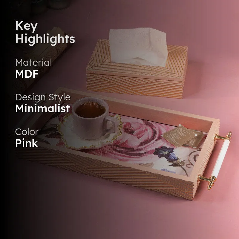 Luxe Tray with Tissue Holder - Two Piece Set media 2