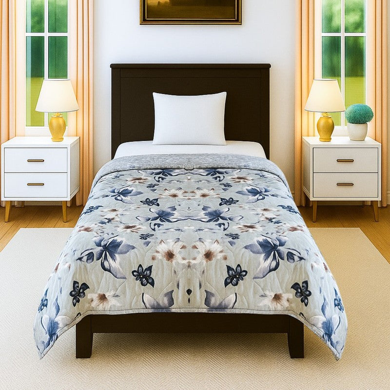 Neo Floral Cotton Comforters - 300 GSM