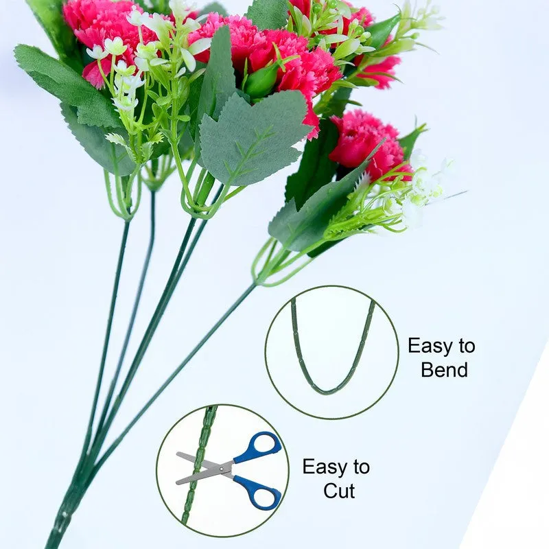 Timeless Blooms (Pink) Vibrant Artificial Bouquet - Set Of Two media 8