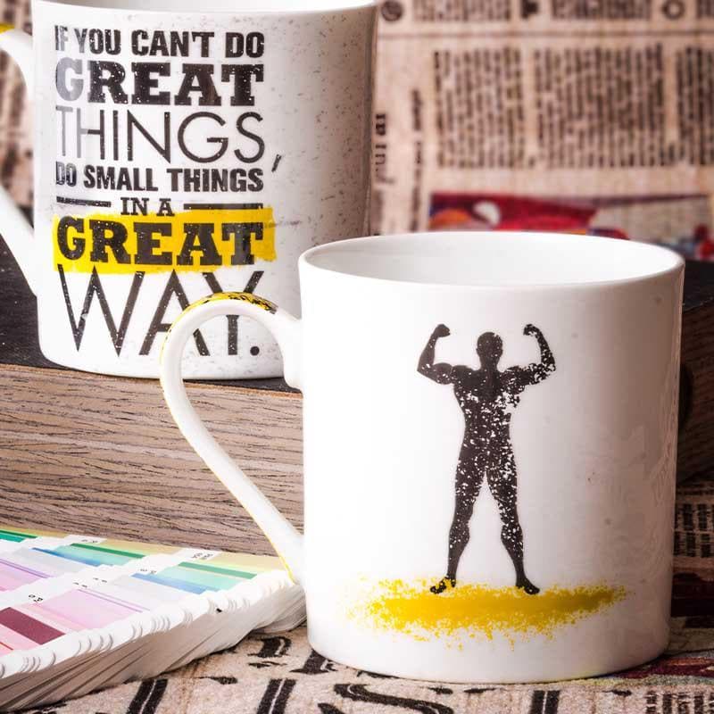 Quotes Bone China Coffee Mug (350 mL Each) - Set of Two media 3