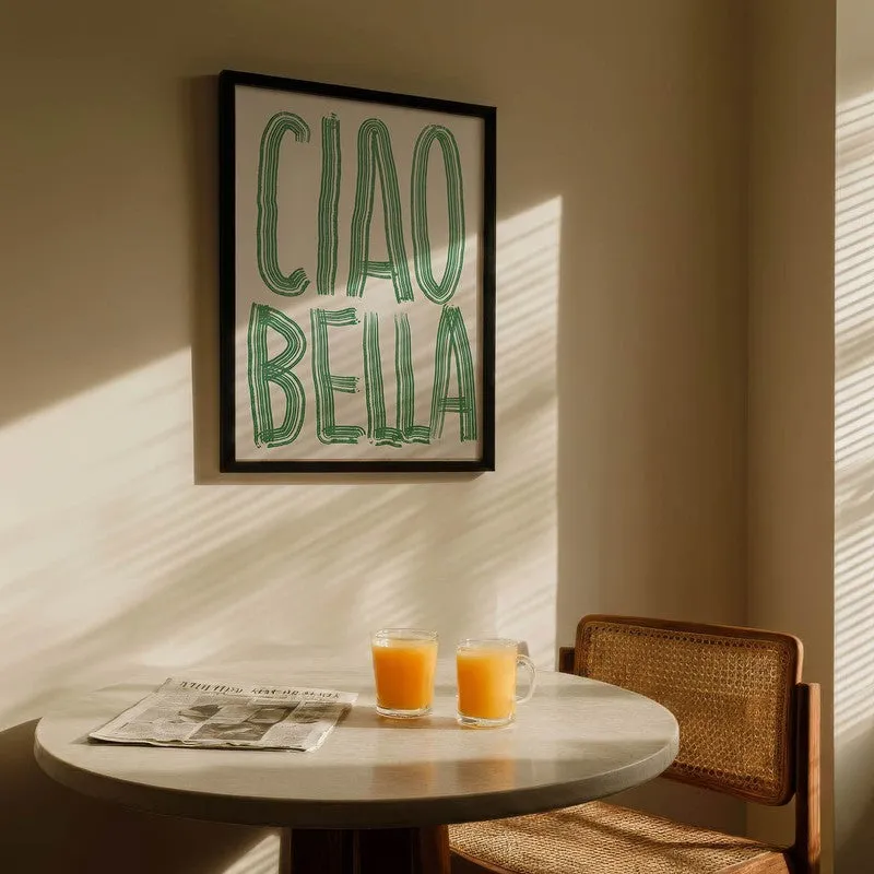 Ciao Bella Archival Canvas Wall Art - Black media 5