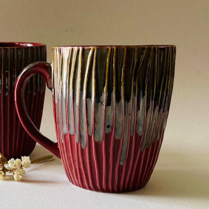 Lira Ceramic Coffee Mug (300 mL Each) - Set of Two media 4