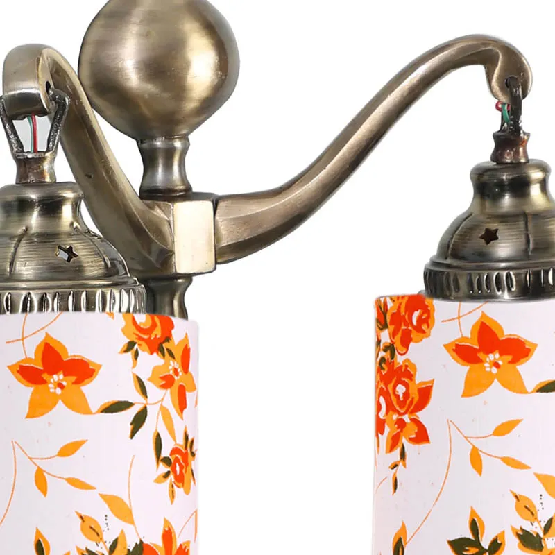 EverGlow Cylindrical Printed Metal Wall Lamp media 8