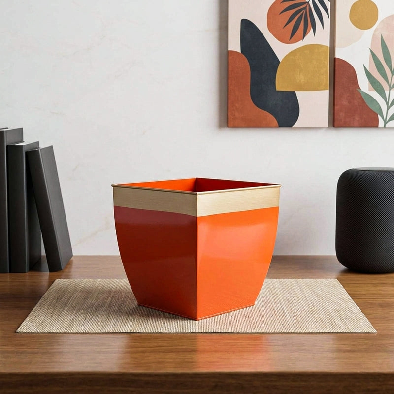 Yula Goldo Planter (Orange) - Set Of Two