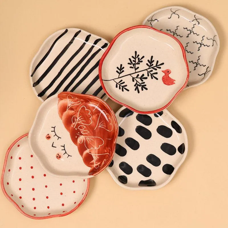 Meva Ceramic Platter - Set of Six media 1