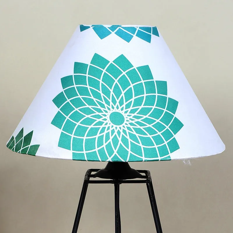 Akari Aeon Printed Metal Table Lamp - Green,Black,White media 4