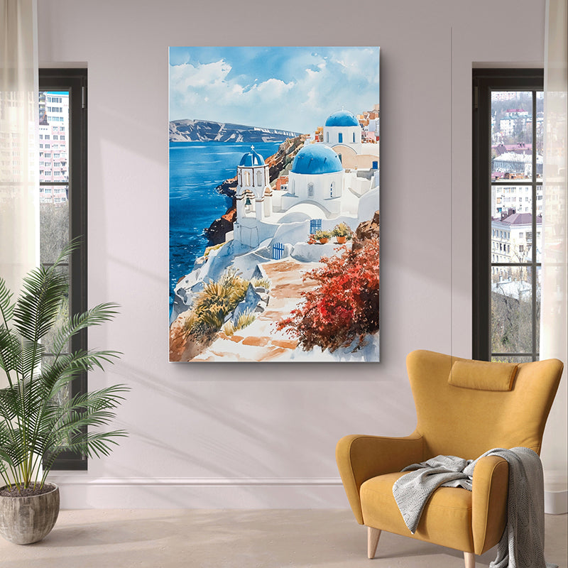 Grecian Coasts Wall Painting