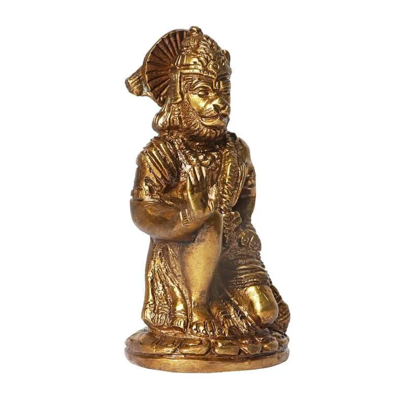 Brass Hanumanji Idol media 3