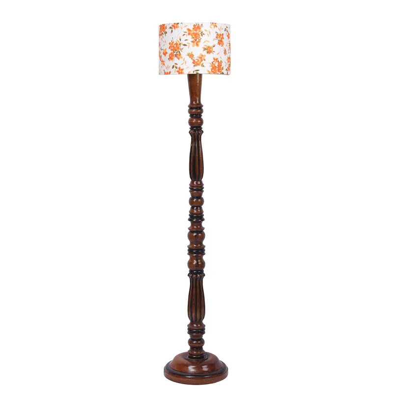 Ibis Masiya Vintage Wooden Floor Lamp media 4