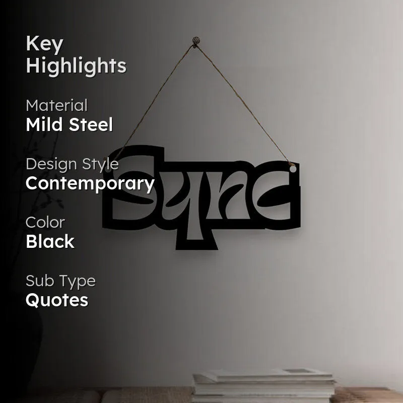 Sync Mild Steel Wall Accent media 2