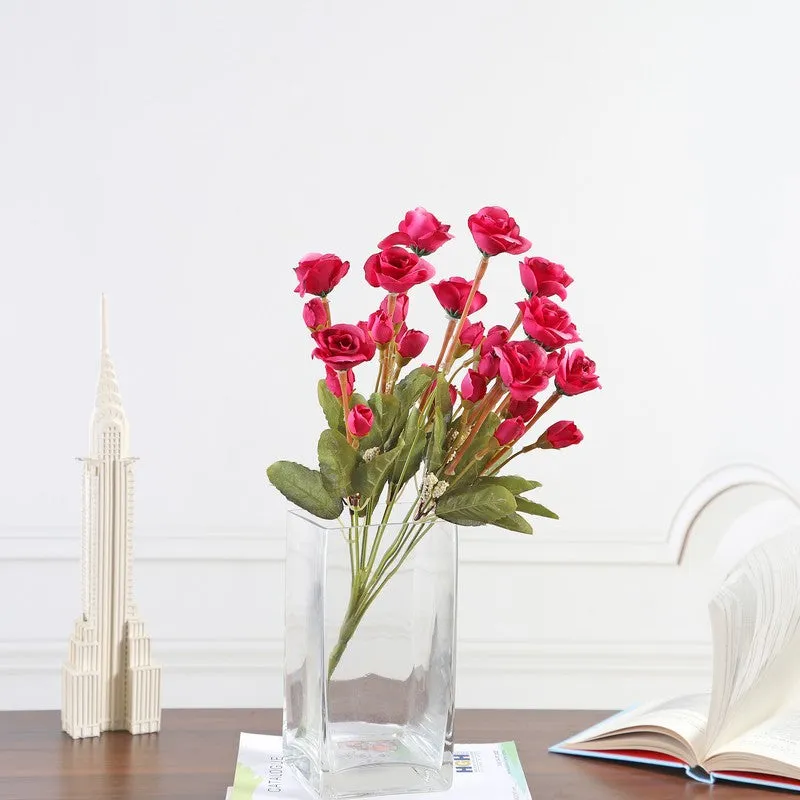 Mini Rose Artificial Flowers - Red media 4