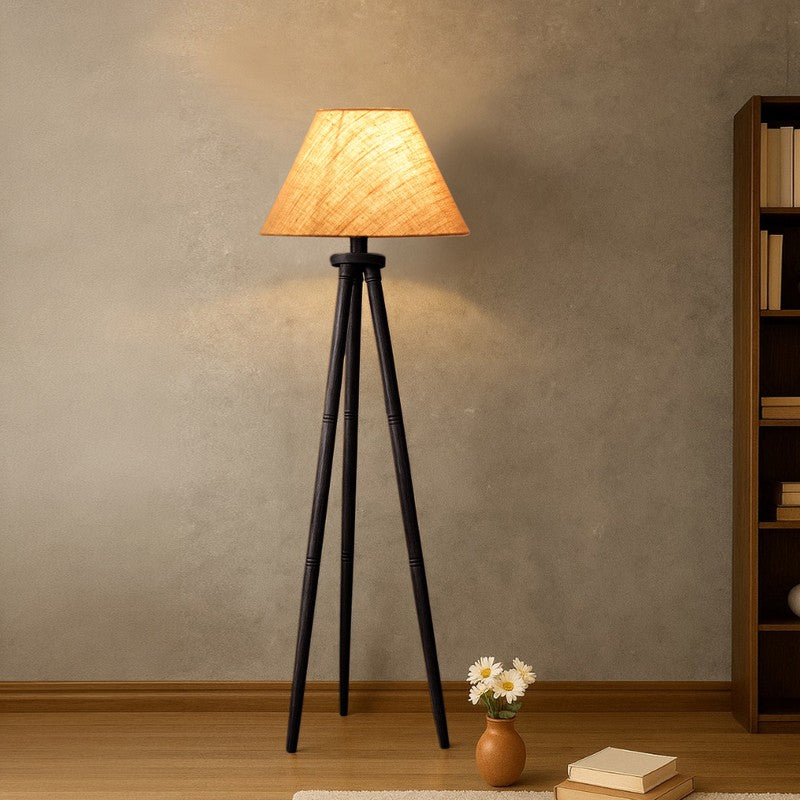 TriElite Conical Floor Lamp (Beige)