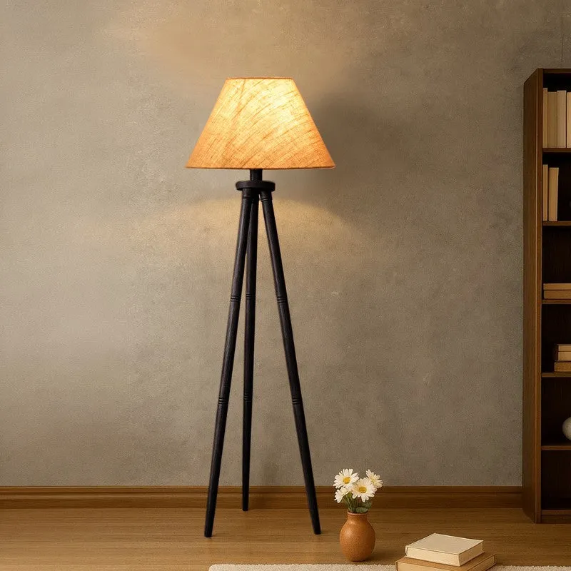 TriElite Conical Floor Lamp (Beige) media 1