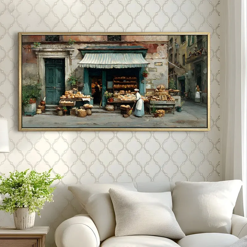 MorningBake Canvas Wall Painting With Frame media 4