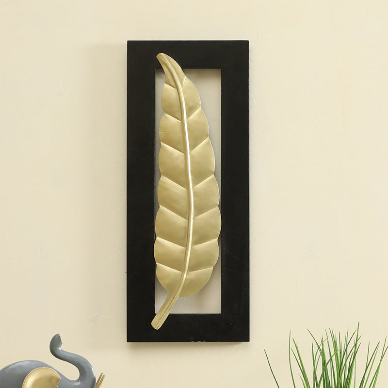 Eryx Feather Metal Wall Accent