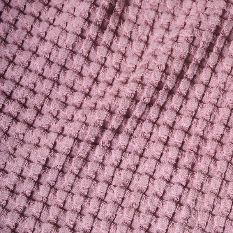 Fluffy Waffle Hand Towel (Purple) - Set Of Two media 4