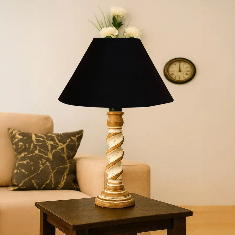 Modera Zelo Wooden Table Lamp - Black media 4