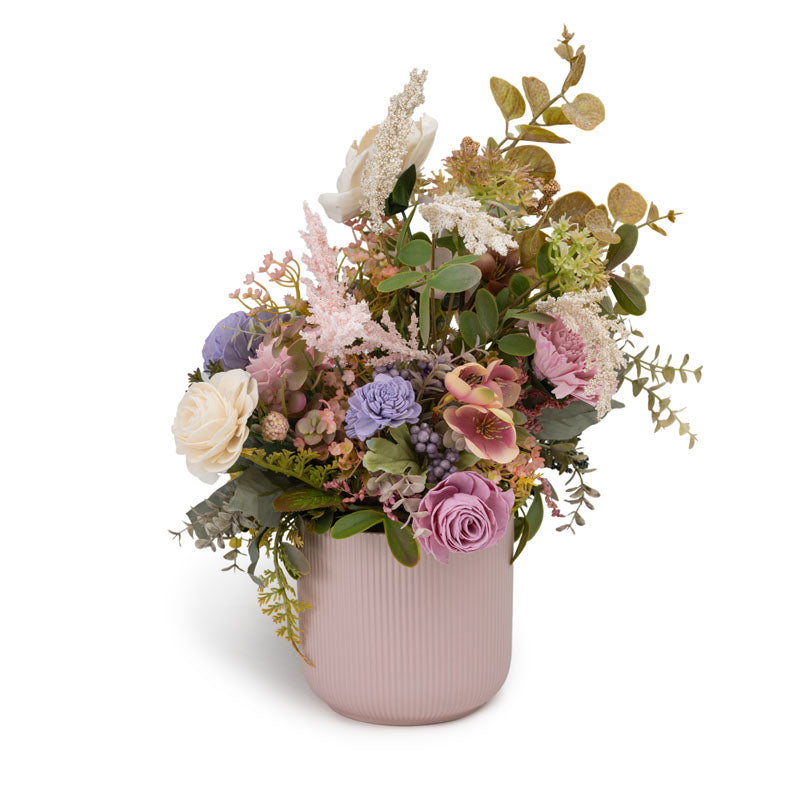 Mirma Solawood Flower Bunch In Ceramic Pot image 4
