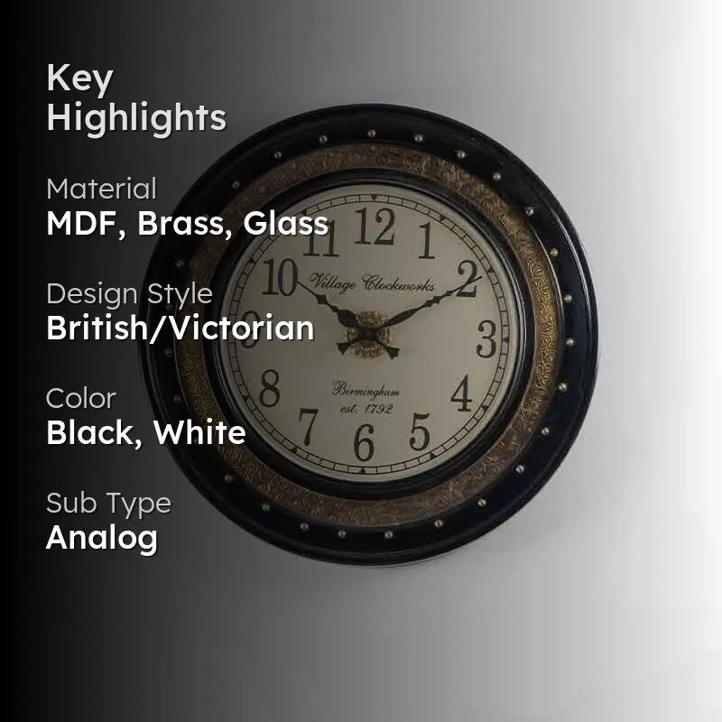 Heritage Hour Wall Clock media 2