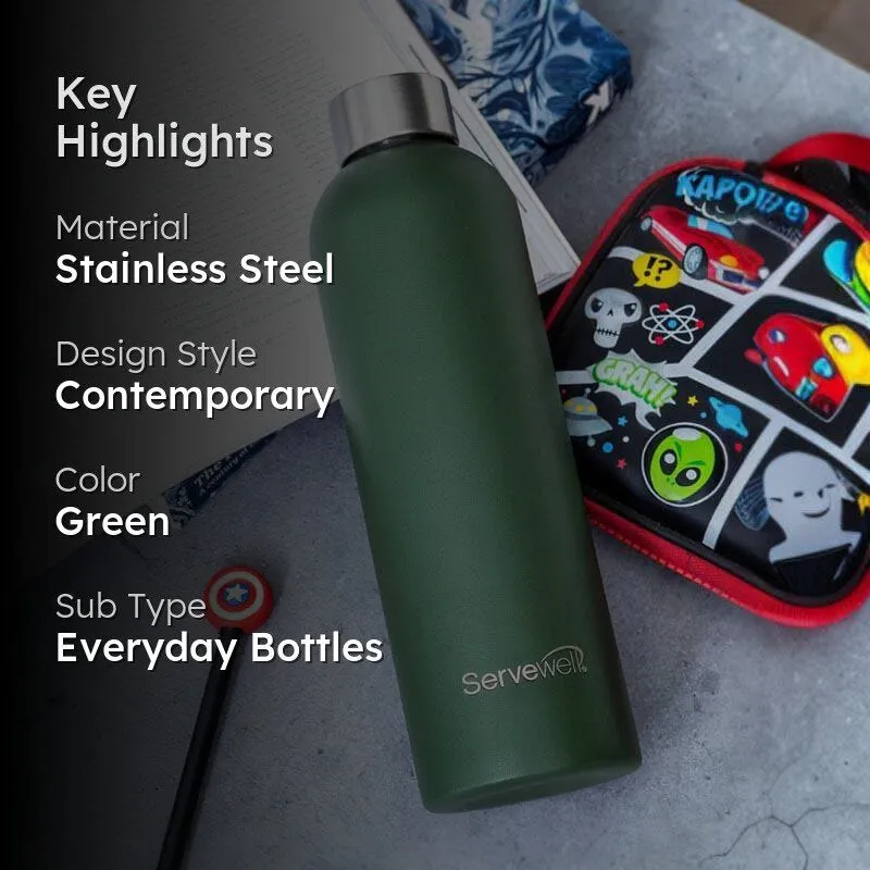 Steel Elegance Elixir Bottle (900 mL) - Military Green media 2